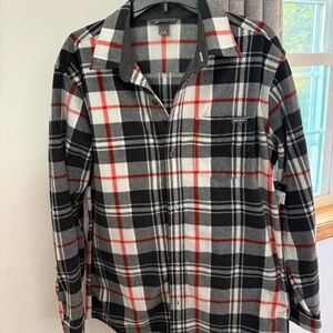 New men's Eddie Bauer fleece shirt